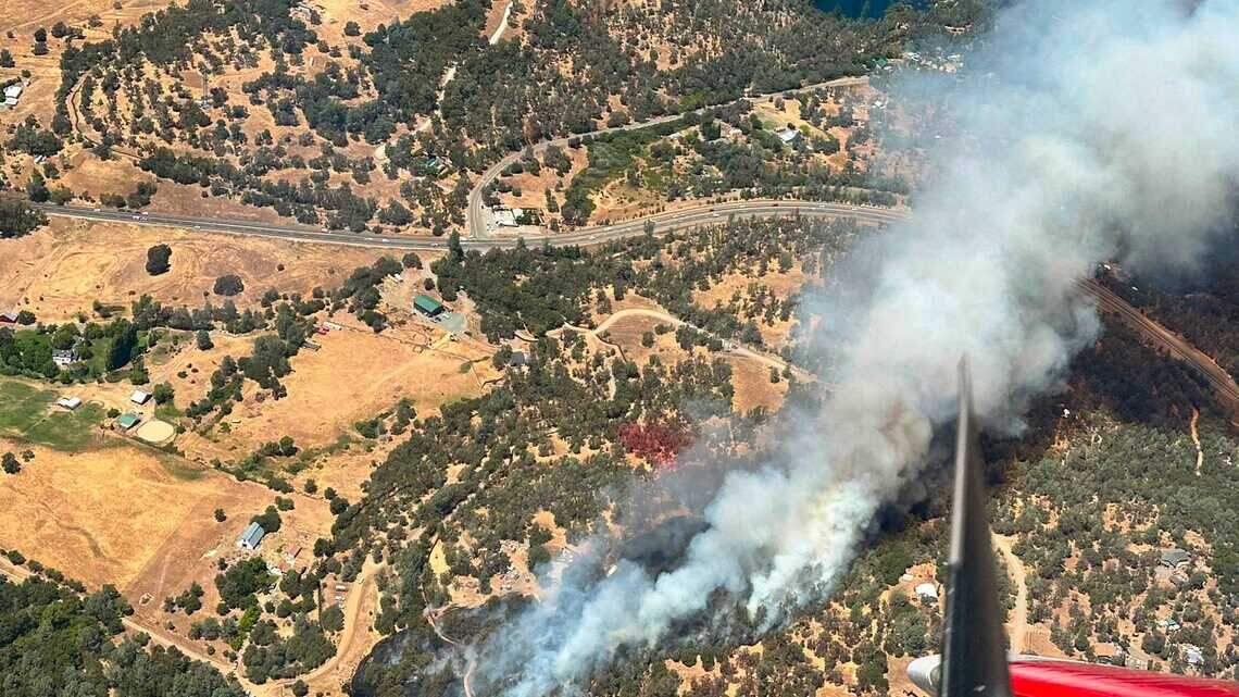 Forward progress stopped on Nevada County wildfire that prompted evacuations