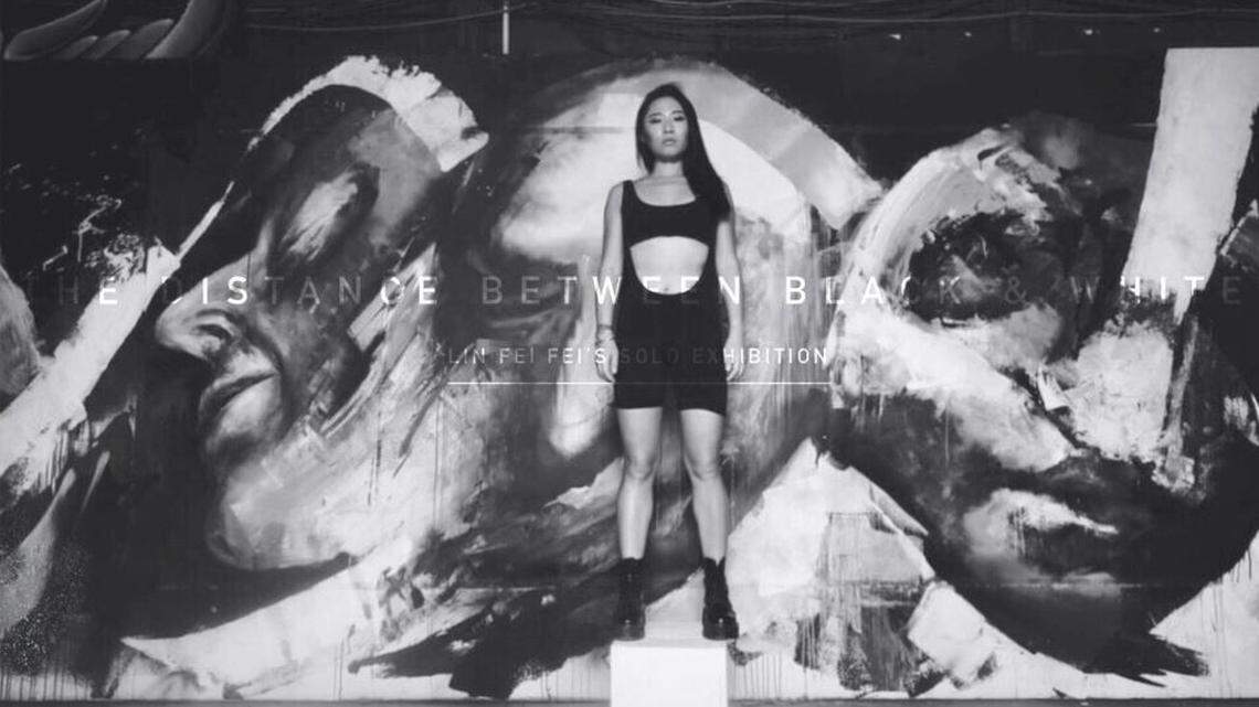 Artist Lin Fei Fei has completed her first solo art show in Sacramento, titled “The Distance Between Black and White.” The exhibit will open at Dwellpoint at 530 Q St. after the coronavirus stay-at-home order is lifted.