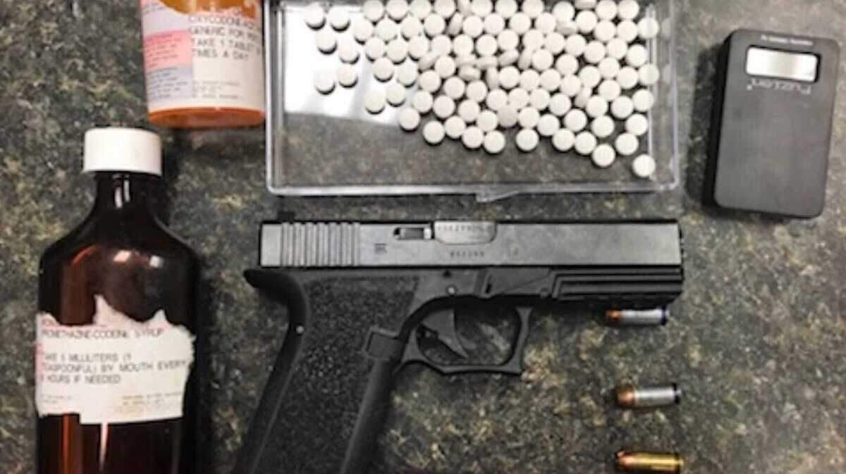 Placer County sheriff’s deputies on Sept. 4 found a loaded gun, oxycodone pills and marijuana during a traffic stop in Roseville. A man and a teenager were arrested.
