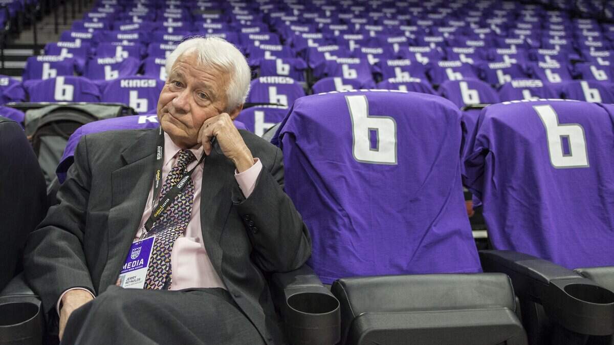 “This is it,” said Jerry Reynolds, on stepping down from his position as the team’s television color analyst following the game on Wednesday, April 11, 2018, at the Golden 1 Center in Sacramento.