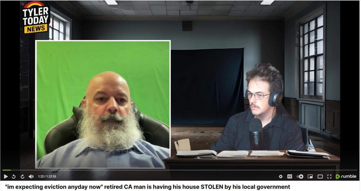 In Karl Lysinger’s video interview with Tyler Ritenour three weeks before he died in the explosion of his Oak Park home on Aug. 21, 2025, he details how he felt Sacramento and Sacramento County were treating him unfairly for alleged code violations and being default on his property taxes.
