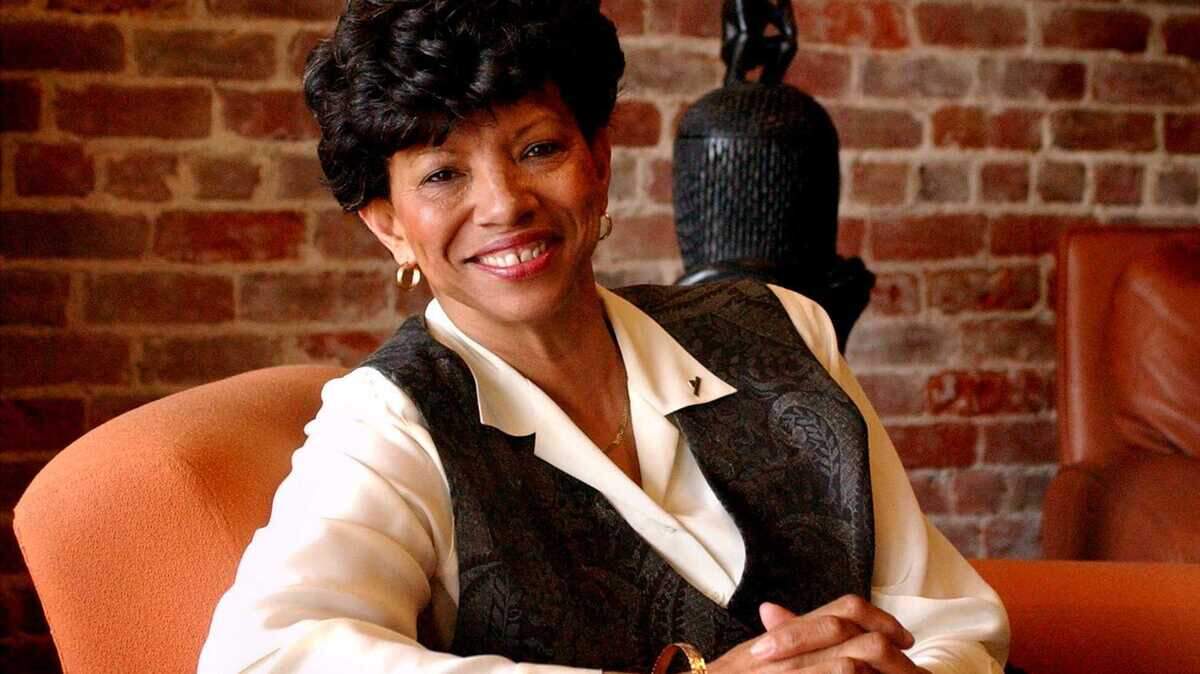 Georgia West is photographed in 2003. Georgia Rose Peat West died peacefully Monday at her Oak Park home with her sons, former Sacramento Mayor Kevin Johnson and marketing executive Ronnie West, beside her.