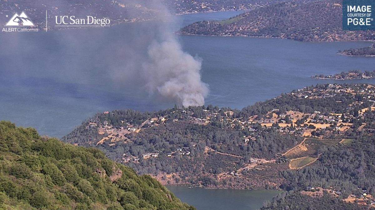 The Harbor Fire was burning Tuesday afternoon near Kelseyville, reported by Cal Fire at 4 acres. Mandatory evacuations were ordered, Lake County Sheriff’s Office said.