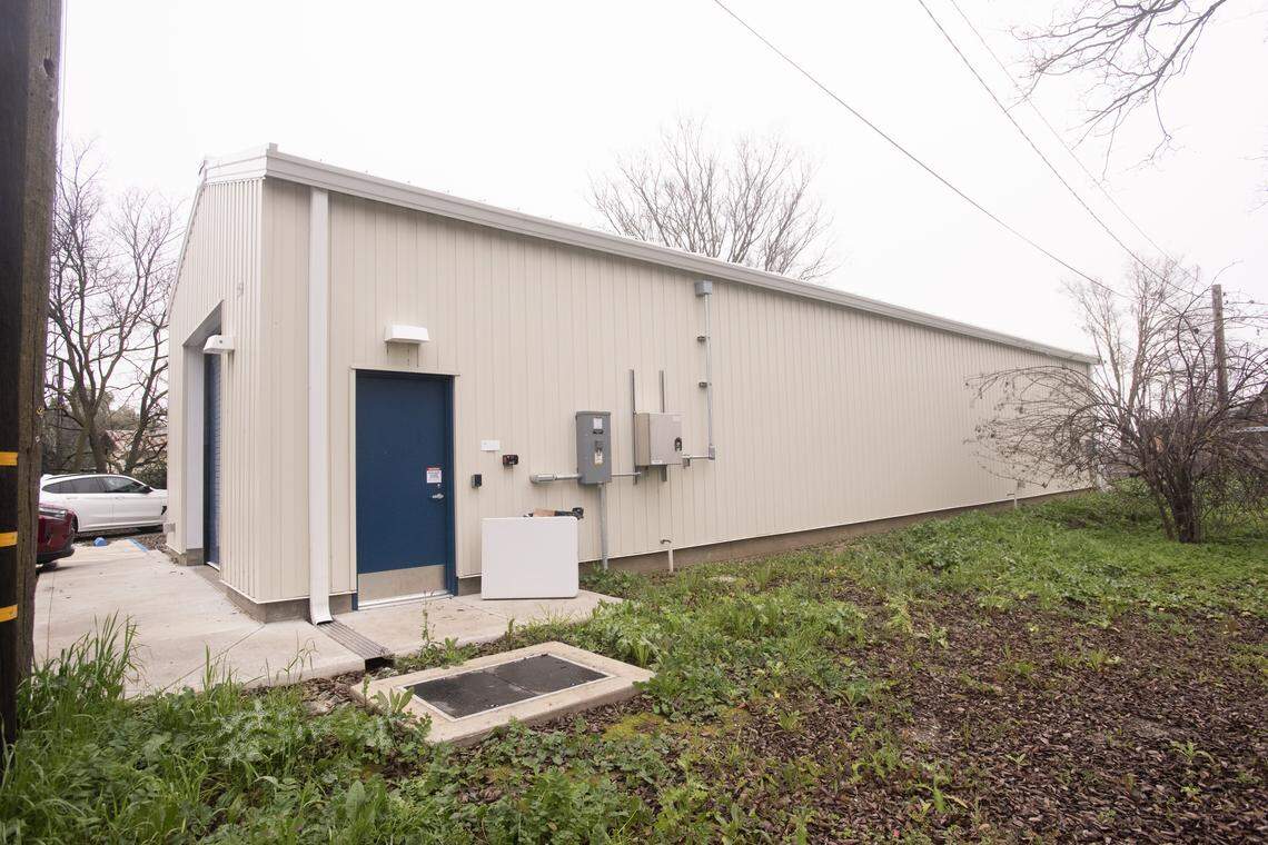 The new Bird Flight Research Center started its test runs of capturing bird flight on Jan. 23, 2026, in this unassuming metal barn.