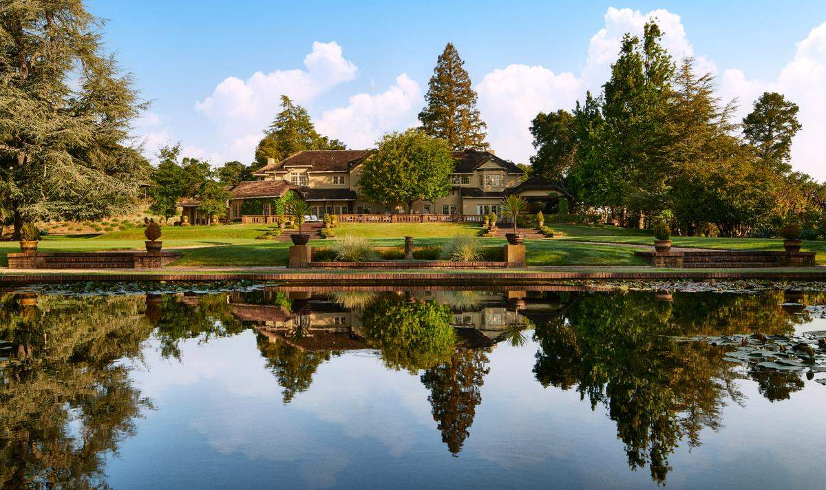 The 74-acre estate is for sale for $125 million.
