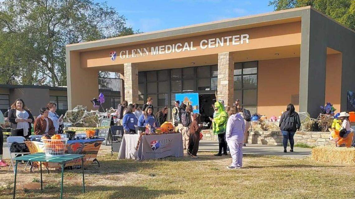 Community members and hospital staff gather during the Glenn Medical Center Halloween Festival Food event in Willows in 2024. The hospital has closed Glenn County’s only emergency room on Tuesday, requiring those with urgent medical needs to travel at least 35 miles to other hospitals in the north state.