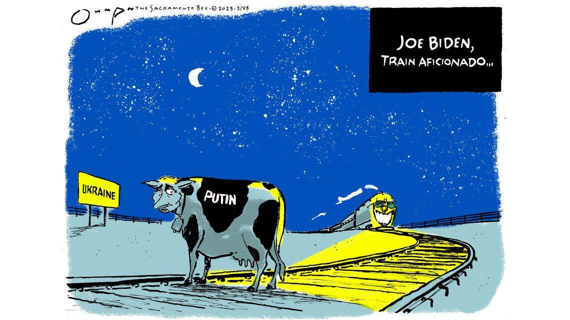 Joe Biden took a night train to Ukraine to prove he is not cowed by Vladimir Putin | Opinion