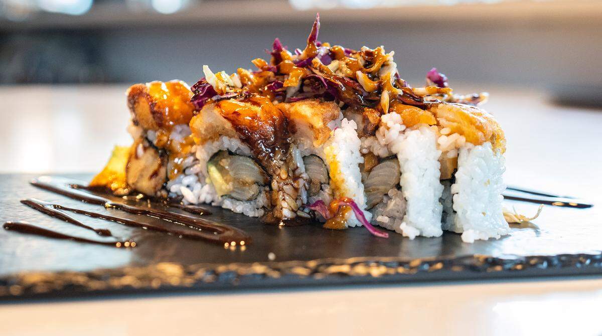 The Baja roll is a popular item on the menu at La Capital Latin Cuisine.
