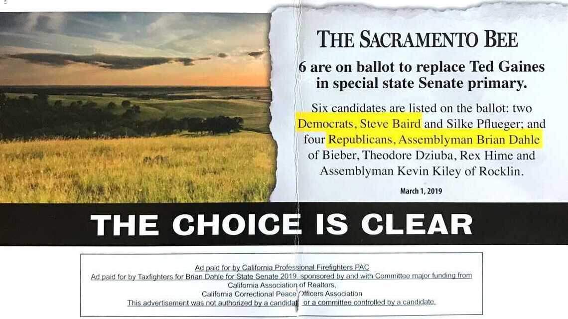 Fact check: No, Steve Baird is not running for CA state Senate District 1