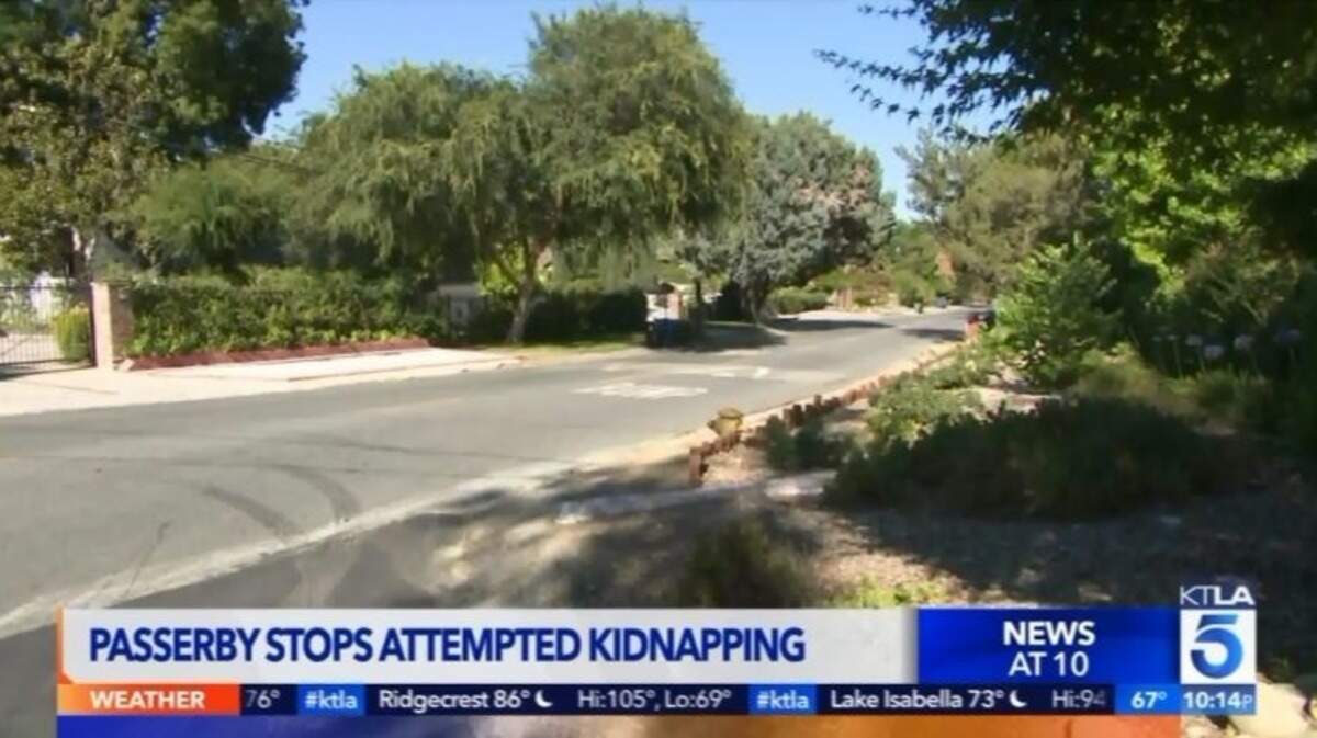 A woman who spotted a 17-year-old girl trying to escape Jacob Marshall, 24, at a Woodland Hills, California, bus stop Wednesday helped the teen get away, then trailed Marshall until his arrest on suspicion of kidnapping, Los Angeles police told KTLA.
