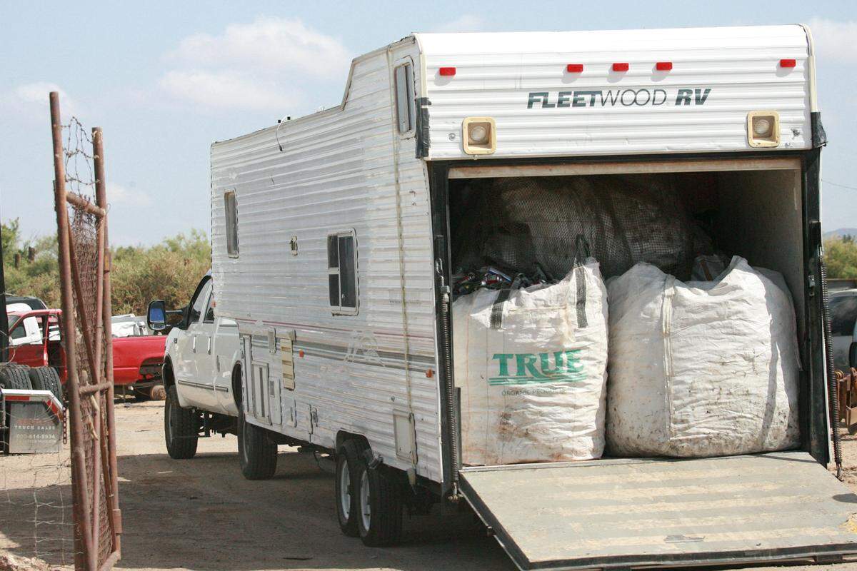 California law enforcement arrested eight individuals over the summer for allegedly engaging in felony recycling fraud.