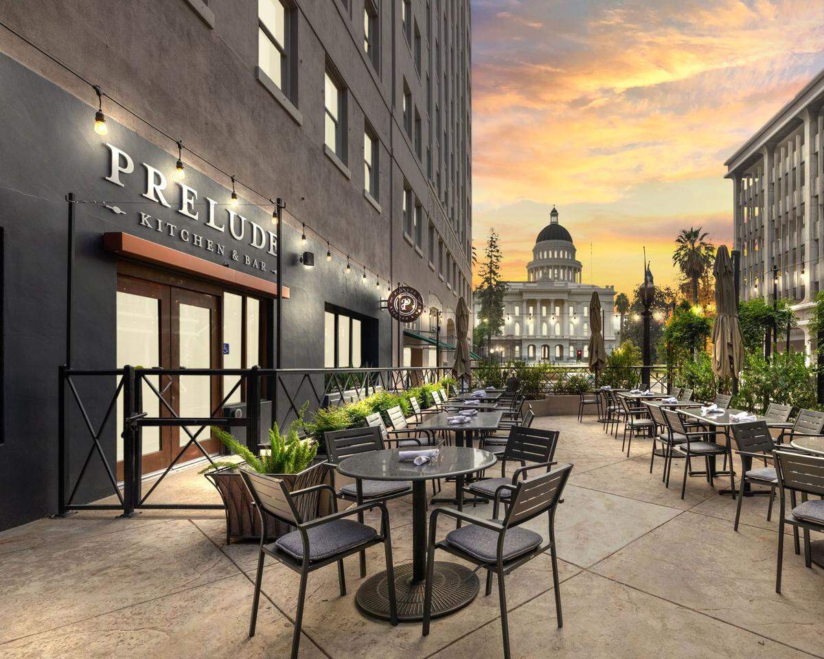 The outside of Prelude Kitchen & Bar.