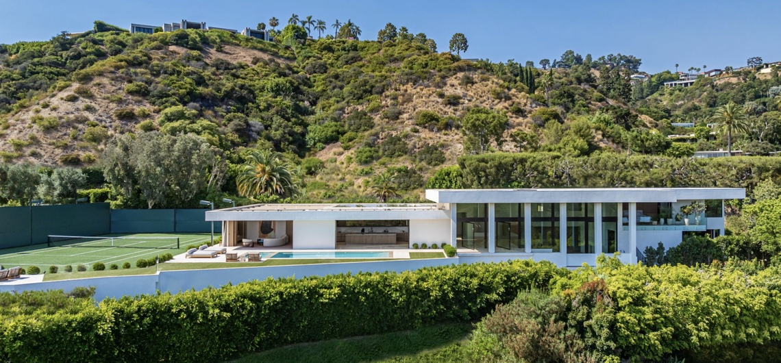 The five-bedroom, seven-bathroom estate in Los Angeles is the epitome of the word “elegant.”