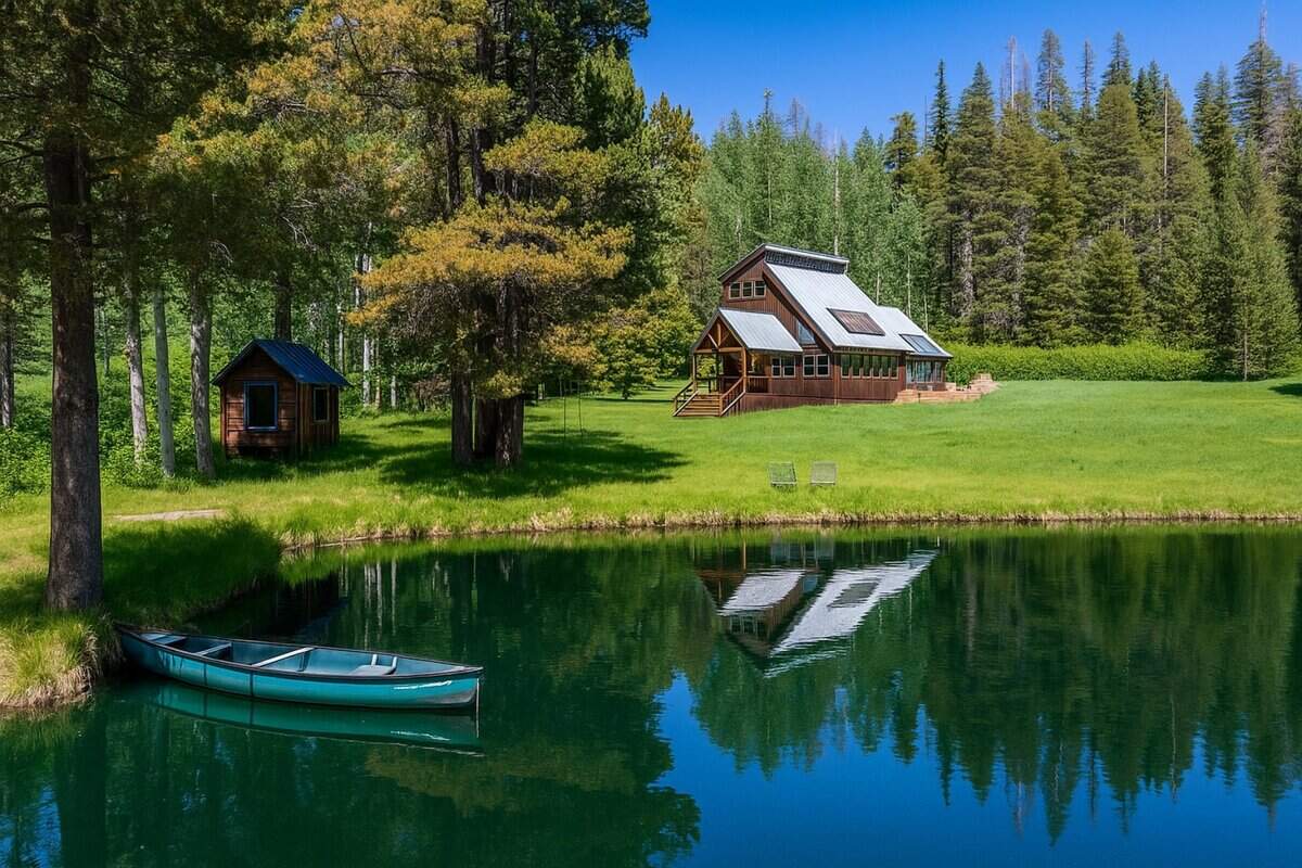 The gorgeous, 52-acre property north of Lake Tahoe is for sale for $2.25 million.