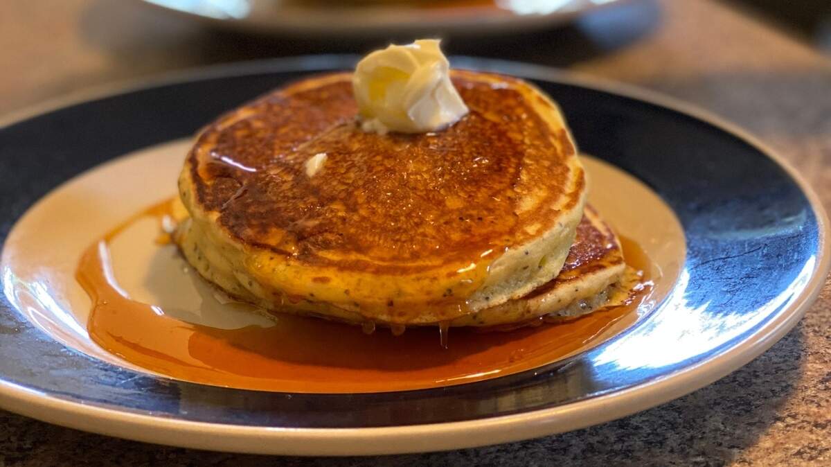 Real maple syrup is the key to any good pancake.