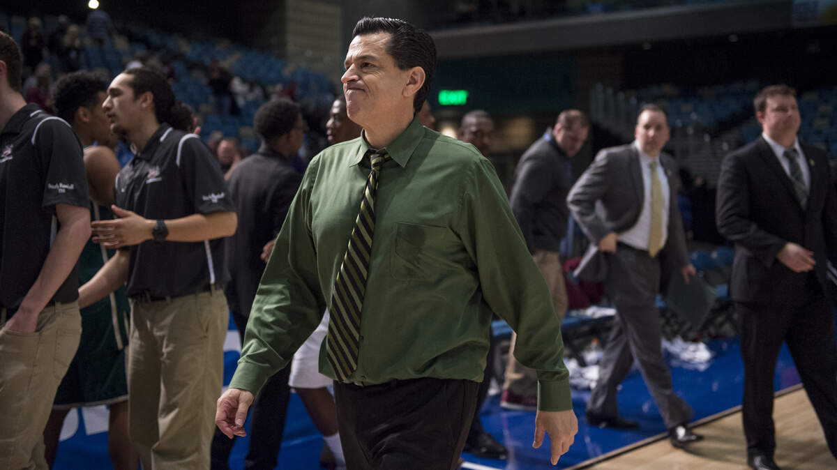 Brian Katz is in his 12th season as the Sacramento State men’s basketball coach. The Hornets are 2-0 and play UC Davis on Wednesday at Golden 1 Center.