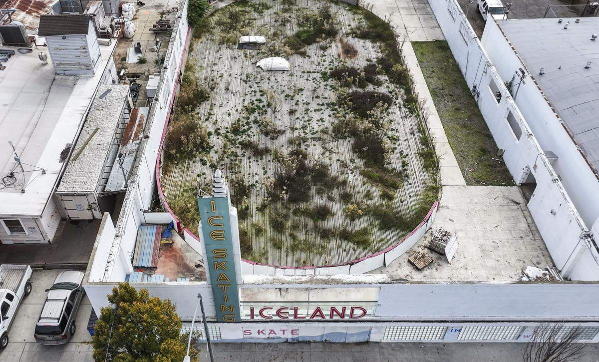 Construction to rebuild the Iceland Ice Skating Rink in North Sacramento, photographed on Wednesday, could begin in February, according to its owner. 