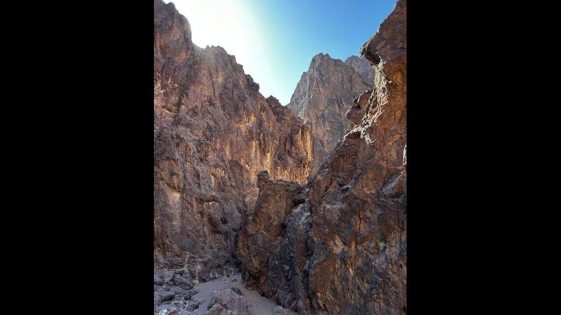 The 1.5 million acre Lake Mead National Recreation Area covers “mountains, canyons, valleys and two vast lakes,” the National Park Service says.