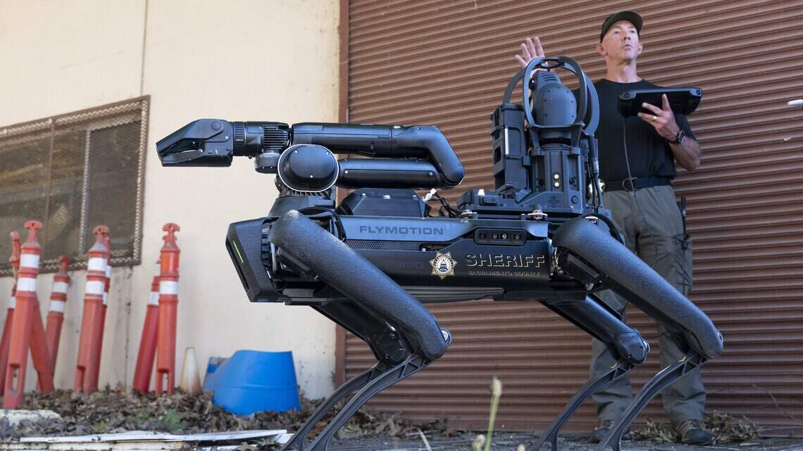 Meet Buster, a robot dog now helping Sacramento deputies respond to dangerous calls