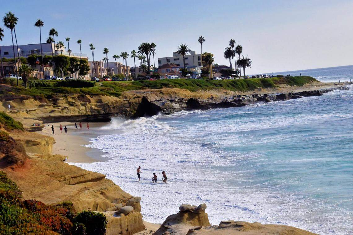 La Jolla Cove in San Diego County.