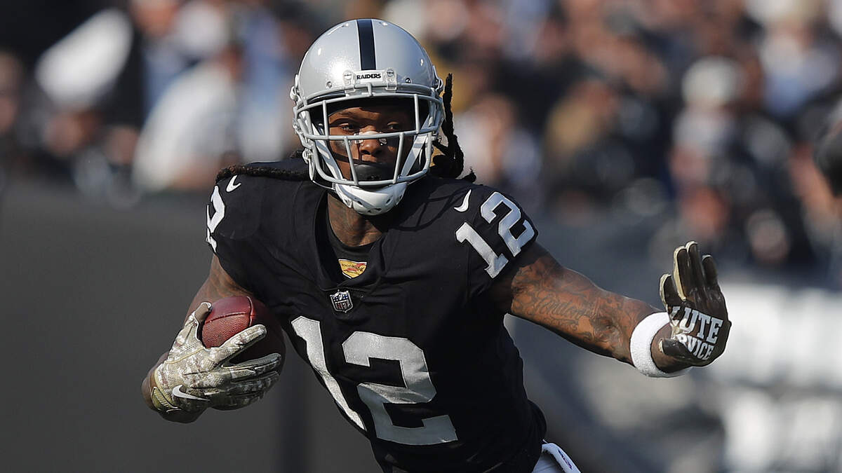 Raiders wide receiver Martavis Bryant is done for the season, placed on injured reserve Wednesday with a knee injury.