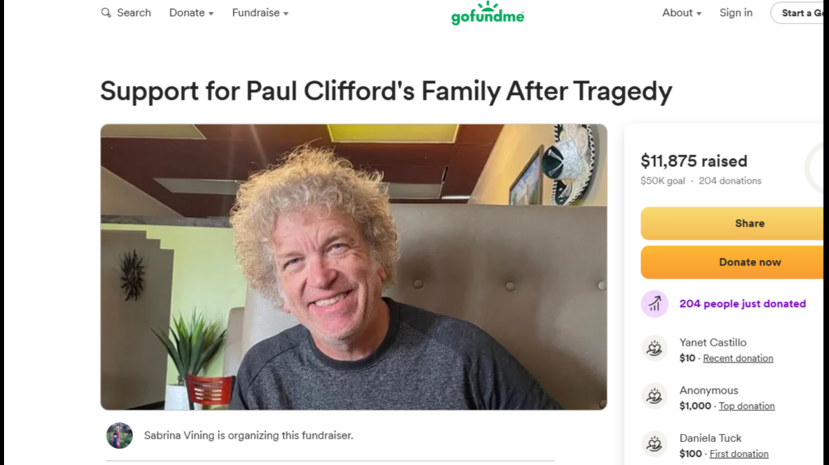 Paul Clifford, 53, was found dead after leaving home to help a man who said he had car trouble, according to police in Arizona.