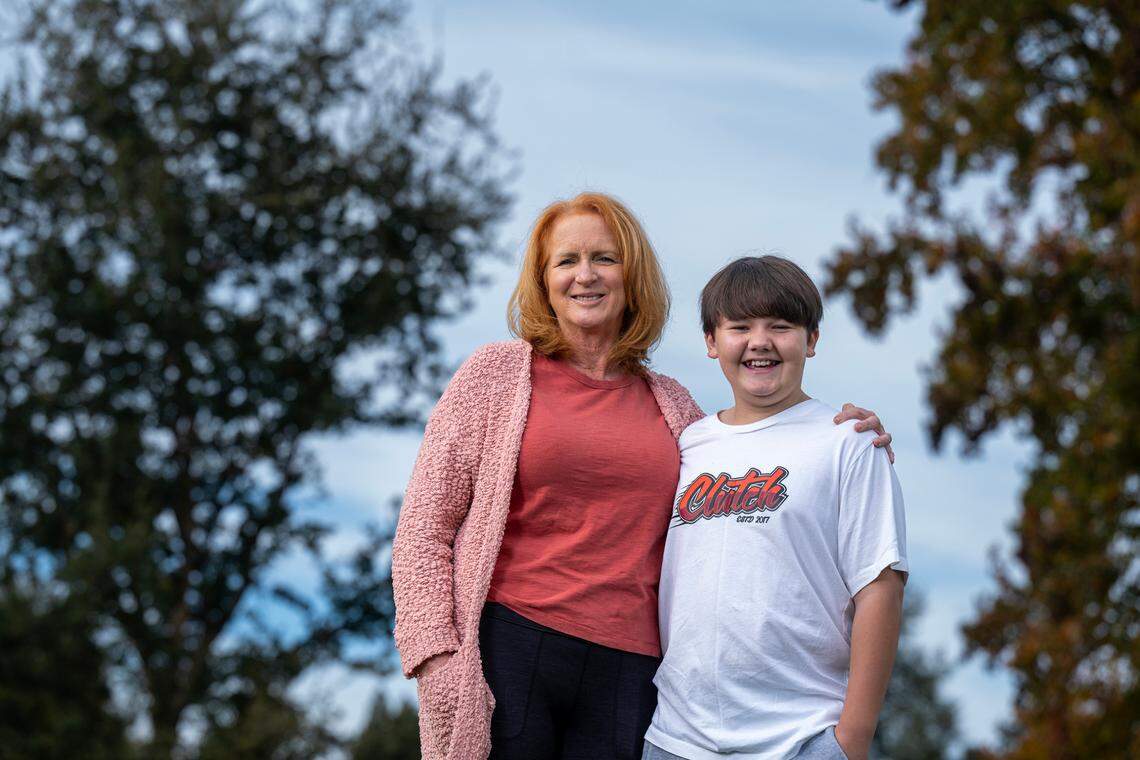 Cheryl Enders, a volunteer with Stanford Sierra mentoring program called Wonder, stands with Ryan in Rancho Cordova on Nov. 21, who she has been mentoring for four years. Stanford Sierra Youth & Families is asking for $5,000 for its Wonder program that matches volunteers one-on-one with kids who have been in foster care.