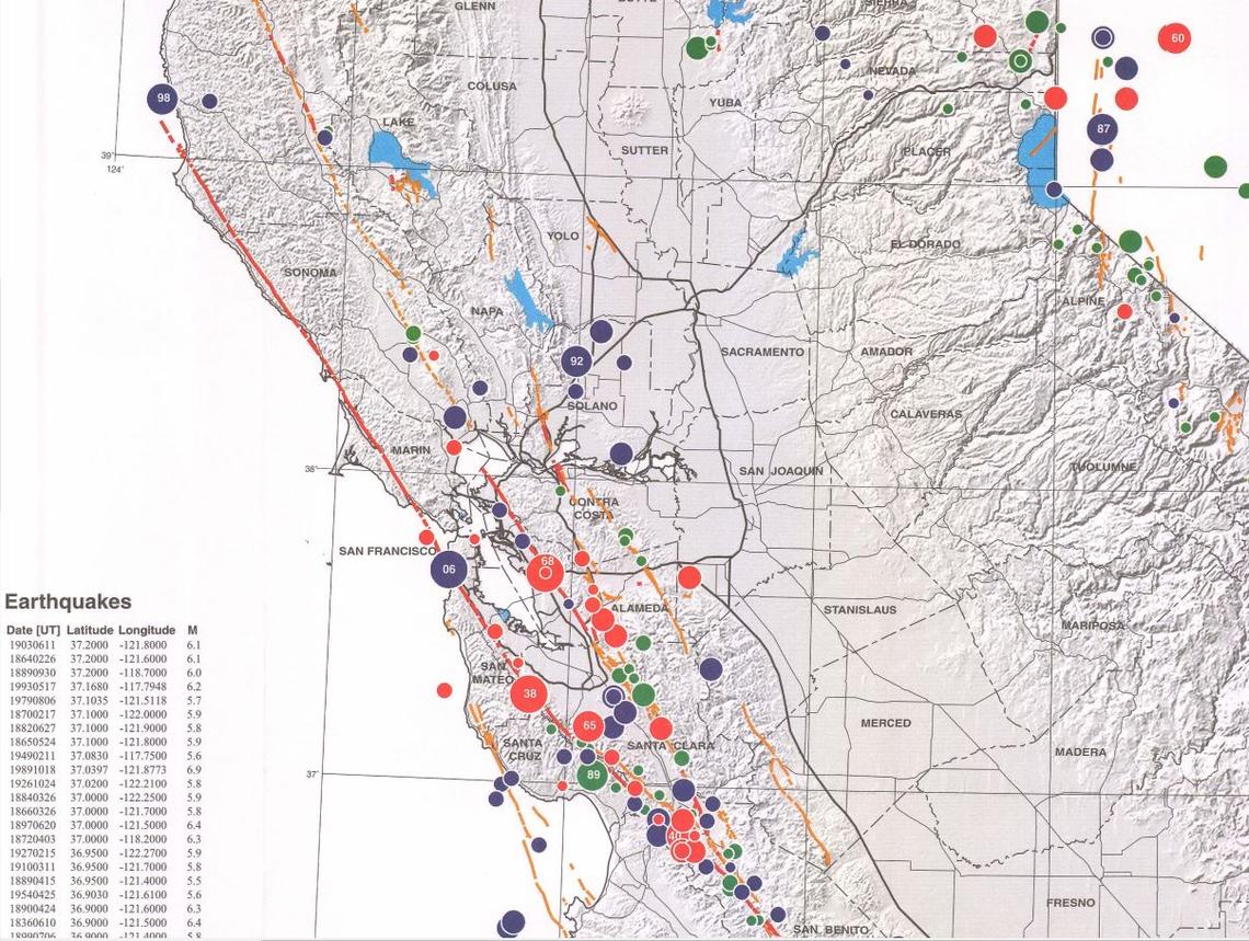 Sacramento earthquake risk: Where are nearest fault lines? | Sacramento Bee