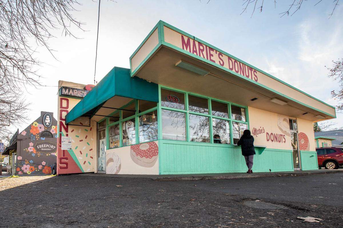Marie's Donuts in Curtis Park in 2024.