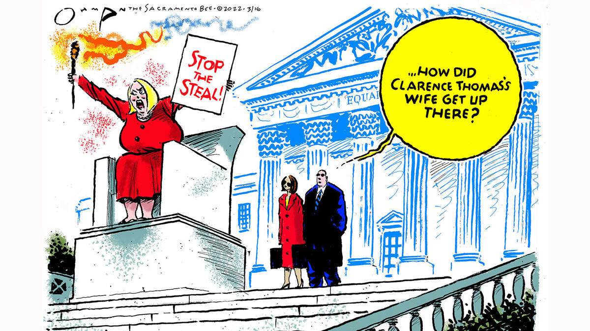 Jack Ohman: Virginia Thomas’s court seat ...