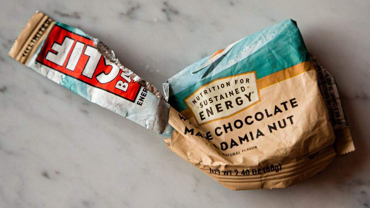 The remainder of a CLIF bar that Ron Bolen nibbled on for four days while lost on a hike to Boundary Peak, Nevada. It was on the only food he had, and he didn't feel like eating the last 36 hours before he was found.

Ron Bolen