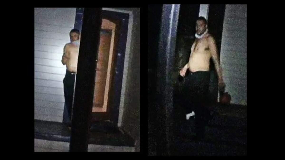 Police are looking for the man pictured after he exposed himself to a homeowner on U Street Saturday morning. The man is described as standing between 5-foot-8 and 5-foot-10 and is wanted on burglary and indecent exposure charges.