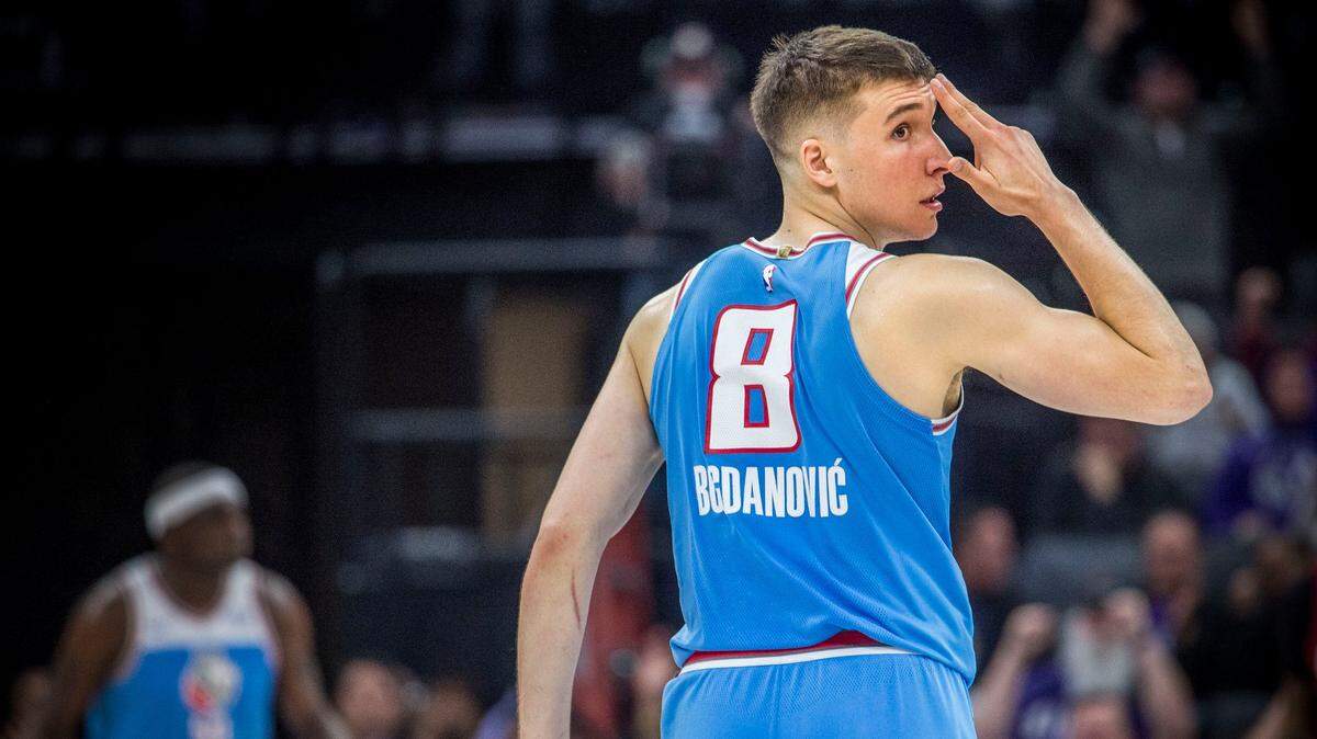 Kings guard Bogdan Bogdanovic has been sidelined since a minor procedure on his left knee on Sept. 24. There’s no set date for his return, but he’s targeting the Nov. 7 home game against the Toronto Raptors.