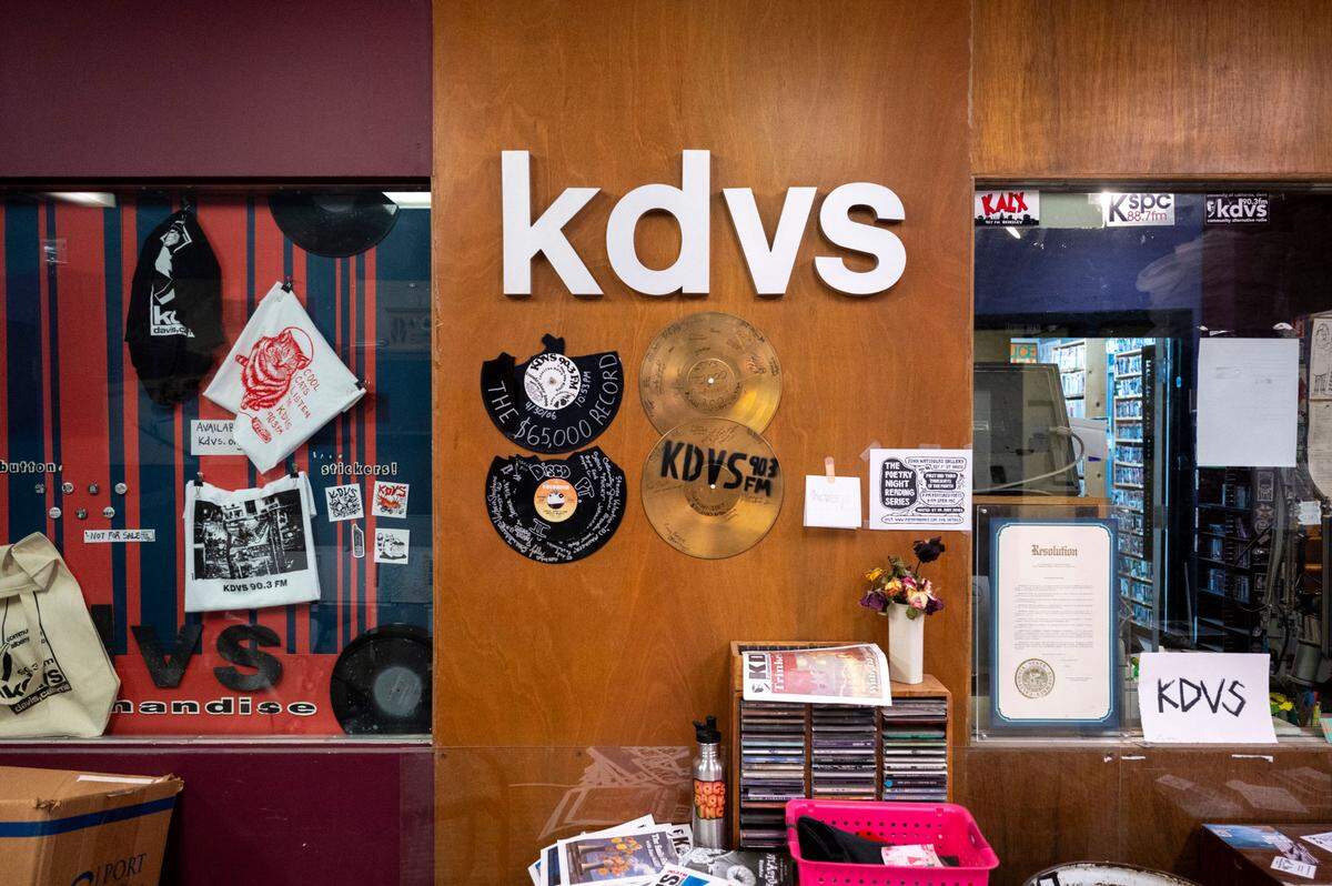 KDVS has been broadcasting for 60 years from its basement spot under Freeborn Hall at UC Davis. The hall is being demolished for safety purposes and the station will have to move soon.