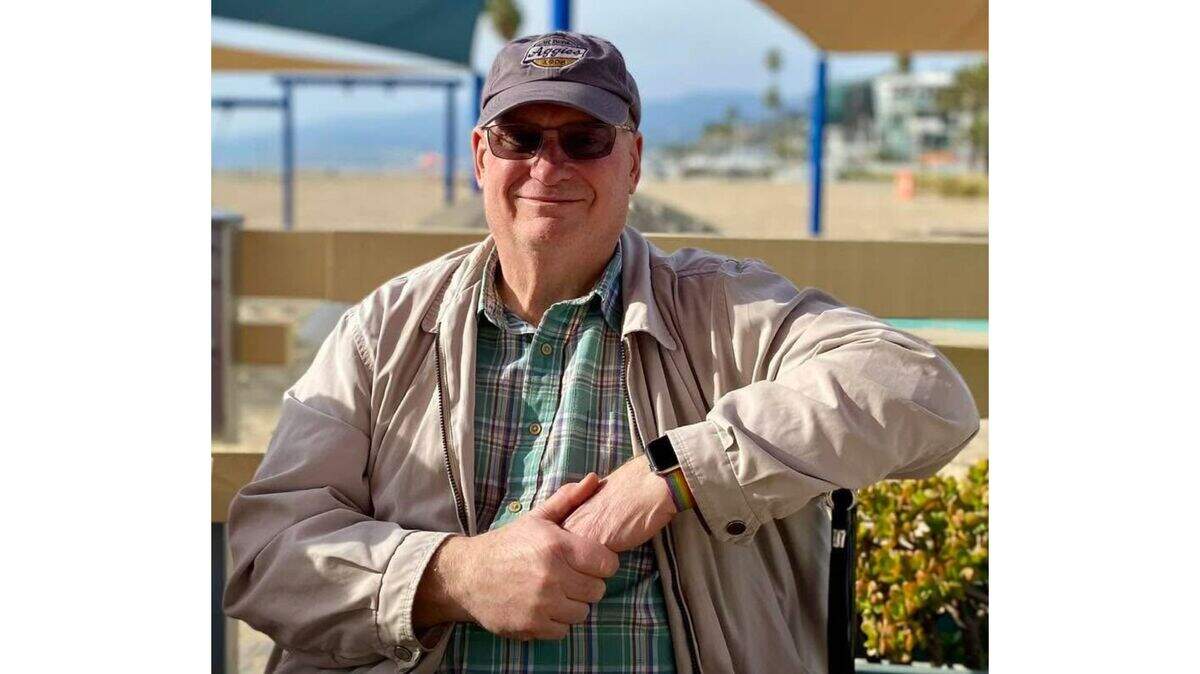 The author’s father, pictured in Santa Monica.