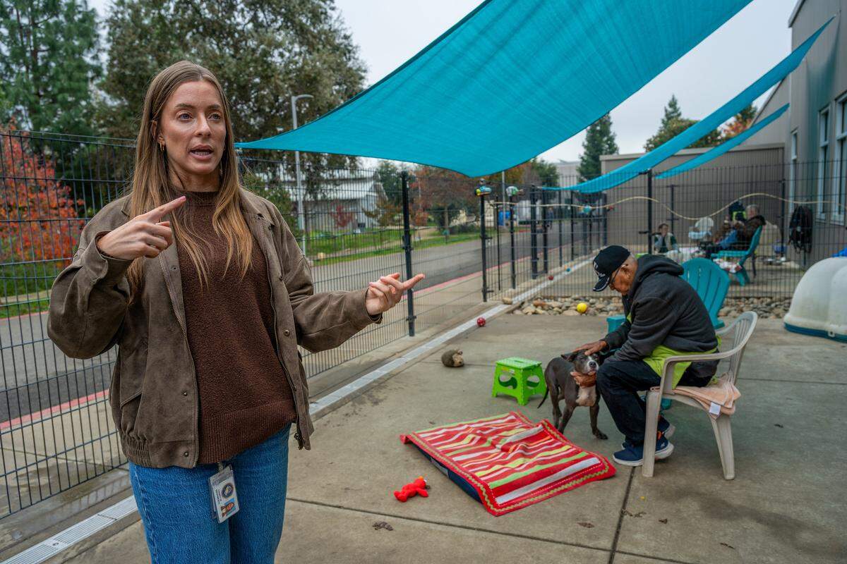 Brittani Peterson, the social media manager for Sacramento County Animal Care Services, said she has had a passion for animals since childhood and that writing about them and posting photos on social media is her dream job.