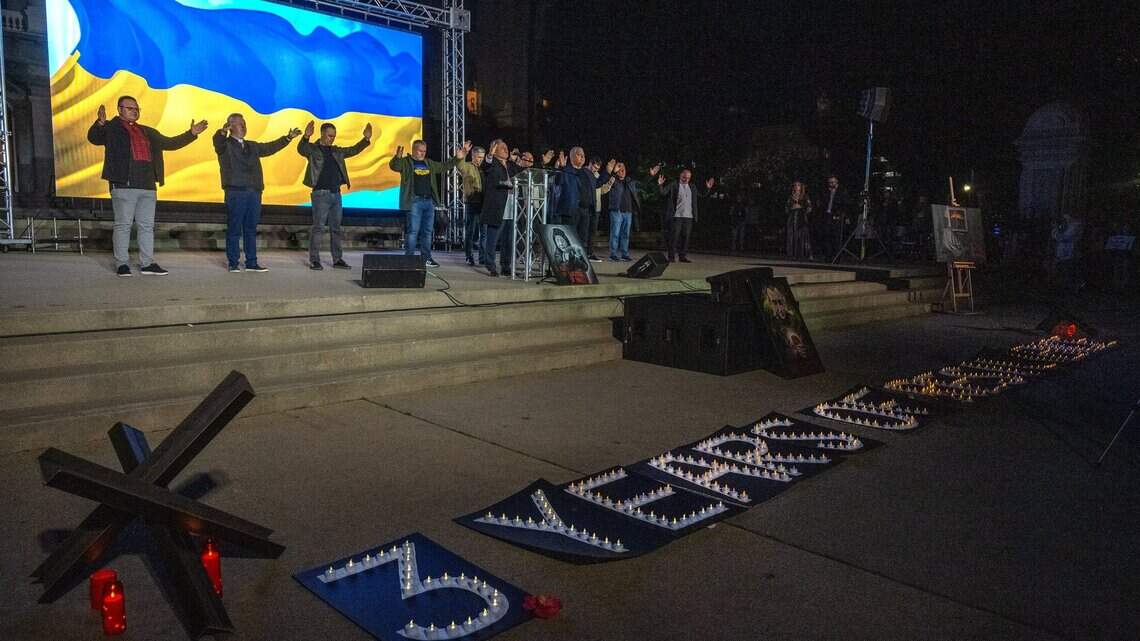 Ukraine supporters rally for ‘freedom’ on 3rd anniversary of war at California’s state Capitol