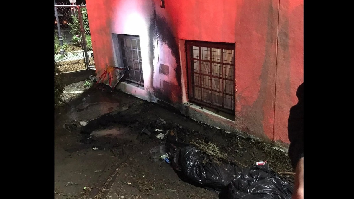 Police arrested Joel Michel on suspicion of arson after a fire started on the exterior of the Woodland Public Library early Tuesday, May 31, 2022, authorities said.