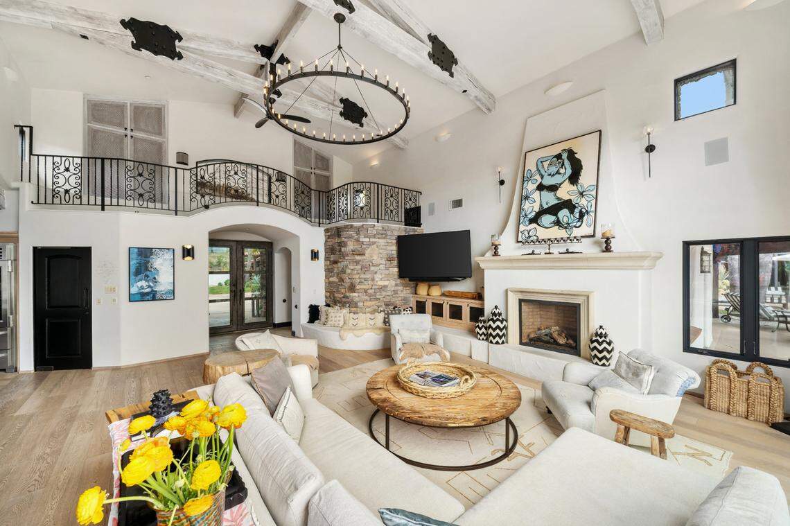 Casa Contenta in Avila Beach features a dramatic mezzanine level and is for sale for $7.4 million.