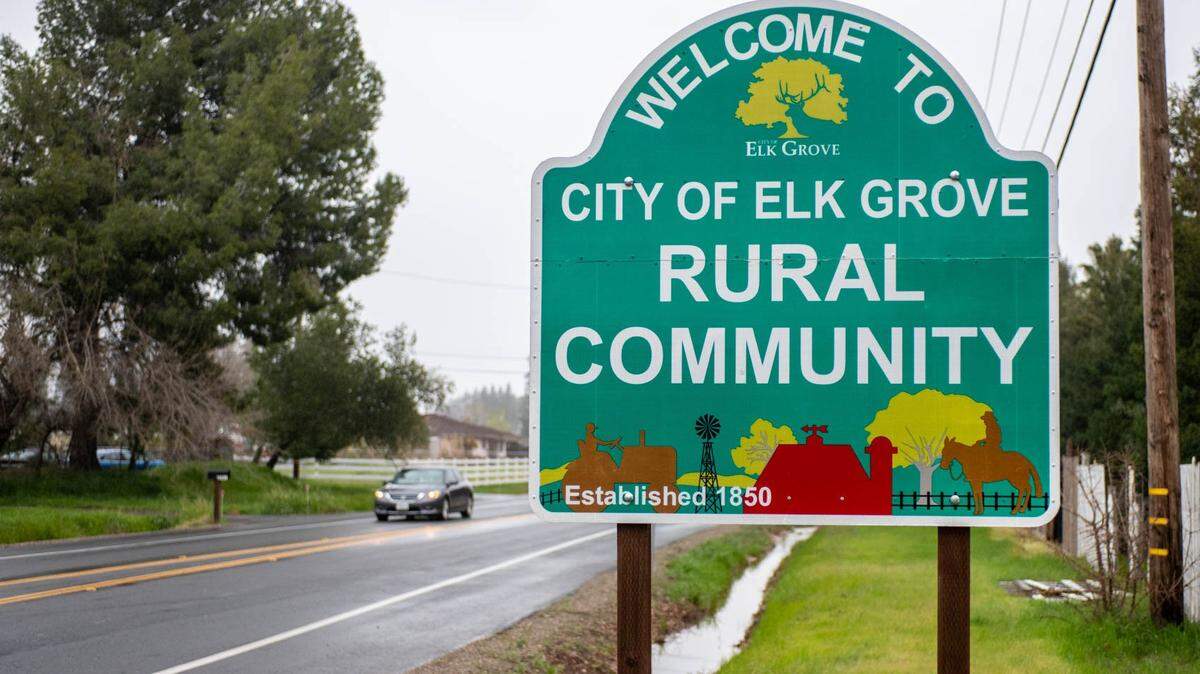 Elk Grove pictured on March 11, 2023. The outskirts of Elk Grove is rural, allowing residents to farm or have livestock.