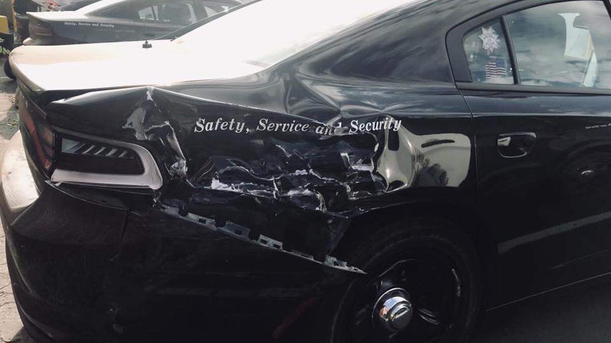 A California Highway Patrol sergeant driving on Interstate 80 early Saturday morning was hit by an alleged drunk driver who fled the scene, CHP said. 