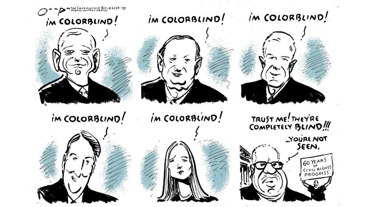 The Supreme Court rules against affirmative action in college admissions.