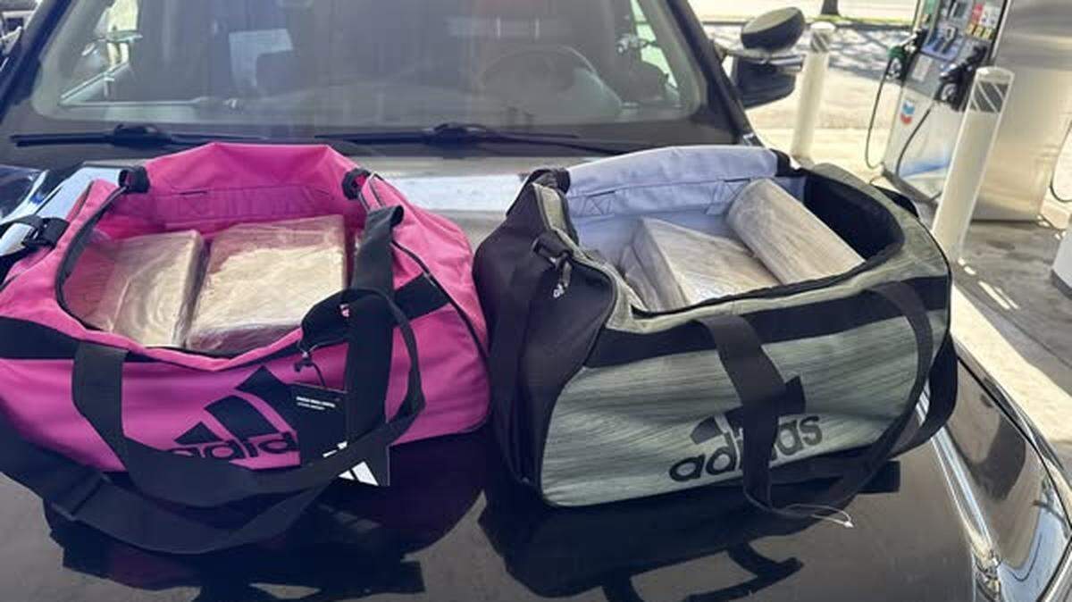 The Sacramento County Sheriff’s Office accuses a man of carrying around 54 pounds of powdered fentanyl that it says was found by a police dog during a traffic stop. The suspect was arrested and booked into jail Wednesday.