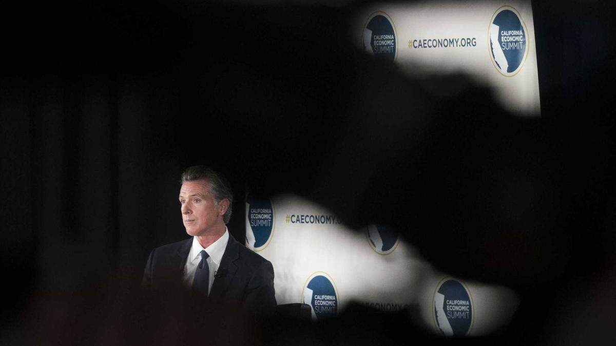 Gov. Gavin Newsom in Monterey this month.