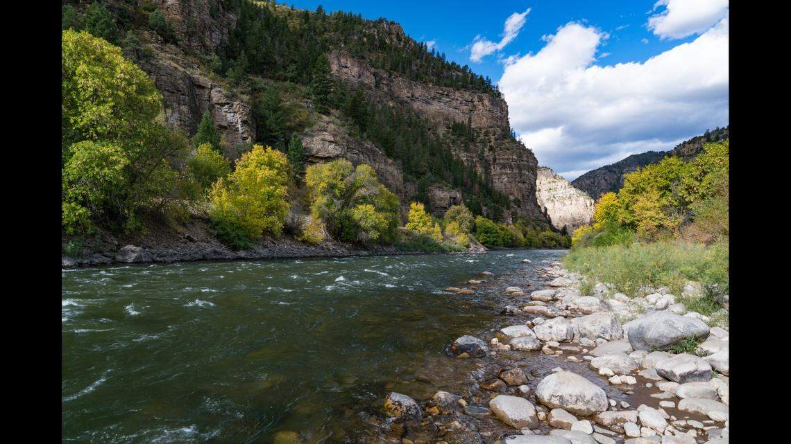 The search is on for a missing man last seen clinging to an overturned raft on a Colorado river, according to a sheriff’s office.