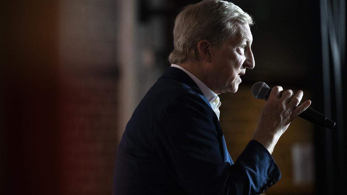 Tom Steyer rails against Chevron money — but it flows to his allies, too