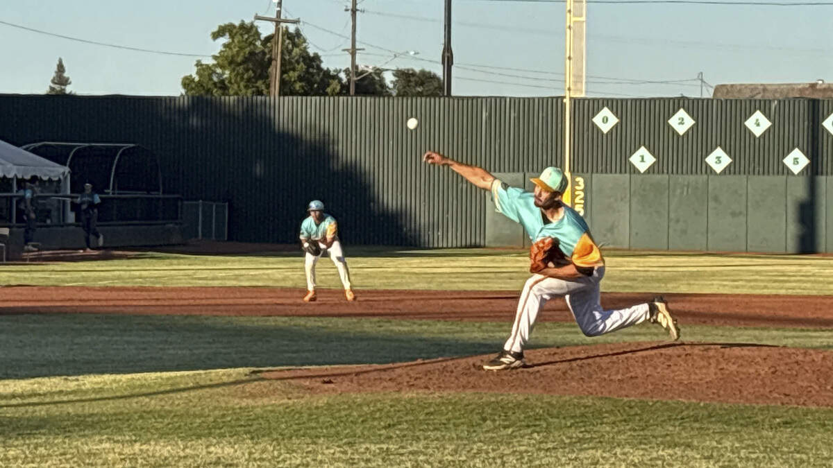 The Yuba-Sutter Freebirds pitch during a game at Bryant Field in Marysville on Tuesday, June 23, 2026. The Freebirds are offering deals on beer, tickets and hot dogs, every Tuesday.