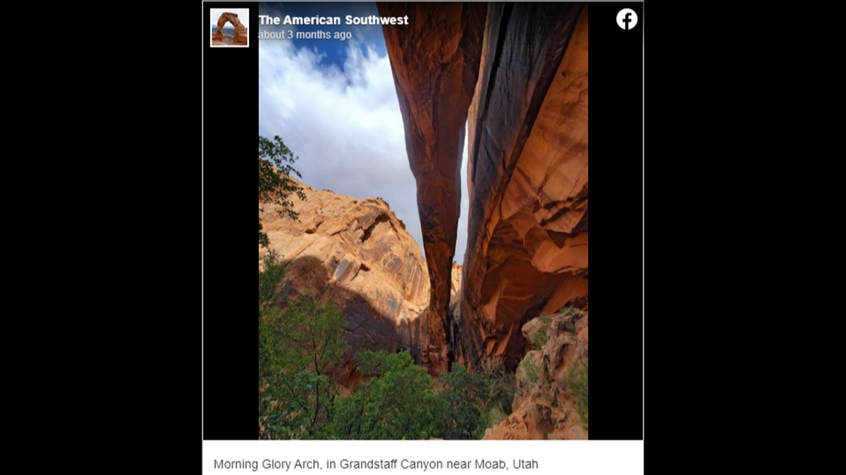A 21-year-old canyoneering guide fell to her death while climbing at the Morning Glory Arch near Moab, Utah sheriff’s officials say.