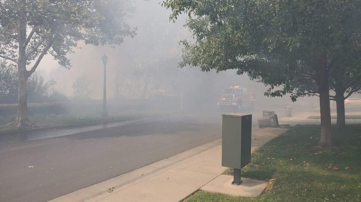 The West Sacramento Fire Department announced that a levee fire Tuesday, Sept. 8, 2020, had been fully contained after growing to 5 acres.