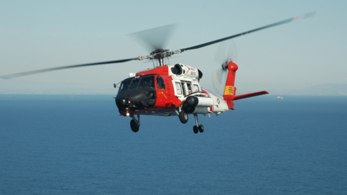 Two adults who had recently immigrated to the United States from China died after a U.S. Coast Guard helicopter pulled them from the waters off of Oregon. This is a file photo.